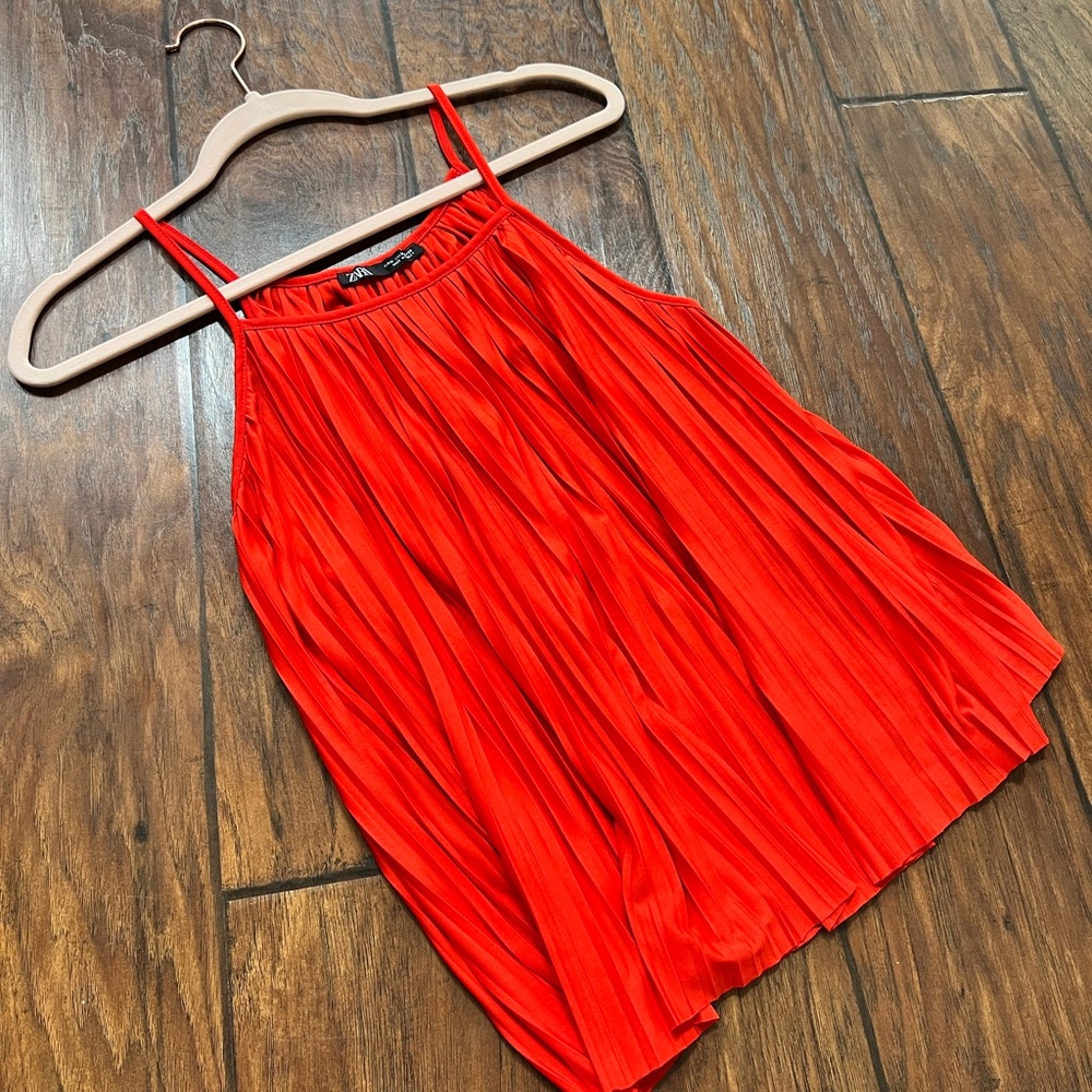 Zara chiffon top